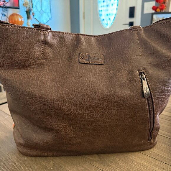 NEW! Justin Boots Aztec Concealed Carry Tote - Picture 3 of 4